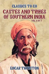 Castes and Tribes of Southern India. Vol. 4 of 7_cover