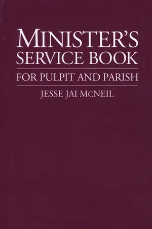 Minister's Service Book