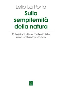 Sulla sempiternità della natura_cover