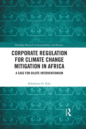 Corporate Regulation for Climate Change Mitigation in Africa