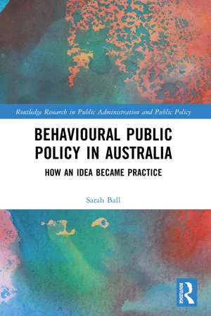 Behavioural Public Policy in Australia