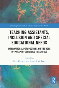 Teaching Assistants, Inclusion and Special Educational Needs_cover