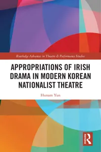 Appropriations of Irish Drama in Modern Korean Nationalist Theatre_cover