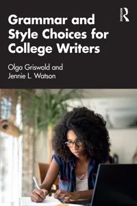 Grammar and Style Choices for College Writers_cover