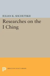 Researches on the I CHING_cover