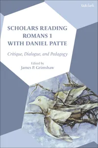 Scholars Reading Romans 1 with Daniel Patte_cover