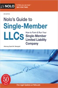 Nolo's Guide to Single-Member LLCs_cover