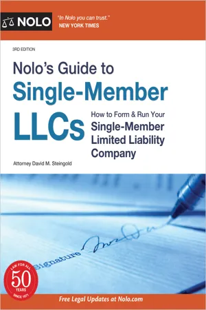 Nolo's Guide to Single-Member LLCs