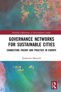 Governance Networks for Sustainable Cities_cover