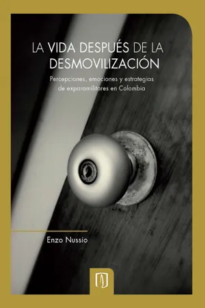 La vida después de la desmovilización: percepciones, emociones y estrategias de exparamilitares en Colombia