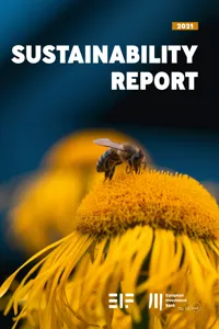 European Investment Bank Group Sustainability Report 2021_cover