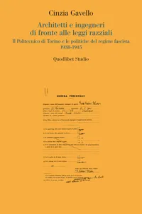 Architetti e ingegneri di fronte alle leggi razziali_cover