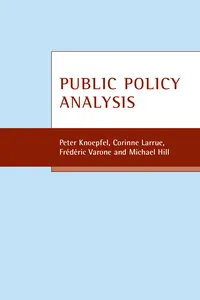 Public policy analysis_cover