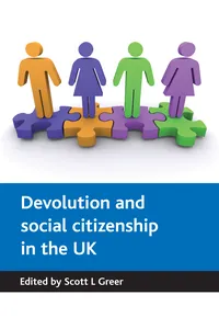 Devolution and social citizenship in the UK_cover