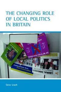 The changing role of local politics in Britain_cover