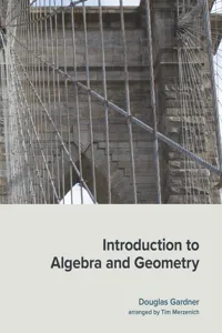 Introduction to Algebra and Geometry_cover