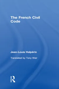 The French Civil Code_cover