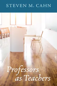 Professors as Teachers_cover