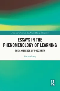 Essays in the Phenomenology of Learning_cover