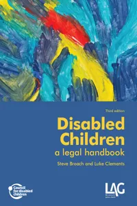 Disabled Children: a legal handbook_cover