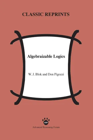 Algebraizable Logics