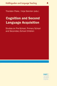 Cognition and Second Language Acquisition_cover