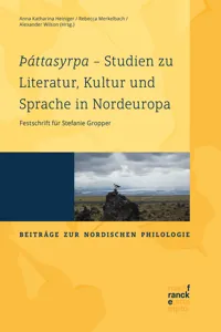 Þáttasyrpa – Studien zu Literatur, Kultur und Sprache in Nordeuropa_cover