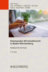Kommunales Wirtschaftsrecht in Baden-Württemberg_cover