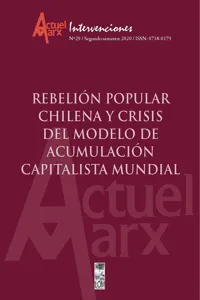 Actuel Marx N°29: Rebelión popular chilena y crisis del modelo de acumulación capitalista mundial_cover