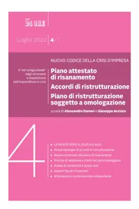 Nuovo Codice della crisi d'impresa. Piano attestato di risanamento. Accordi di ristrutturazione. Piano di ristrutturazione soggetto a omologazione_cover