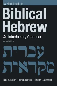 Handbook to Biblical Hebrew_cover