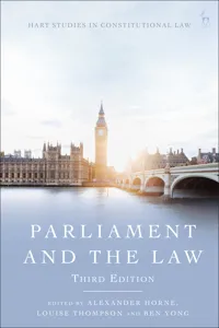 Parliament and the Law_cover