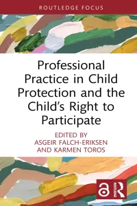 Professional Practice in Child Protection and the Child's Right to Participate_cover