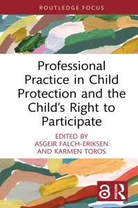 Professional Practice in Child Protection and the Child’s Right to Participate_cover