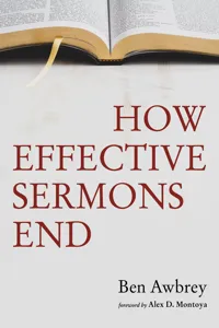 How Effective Sermons End_cover