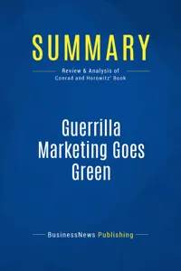 Summary: Guerrilla Marketing Goes Green_cover