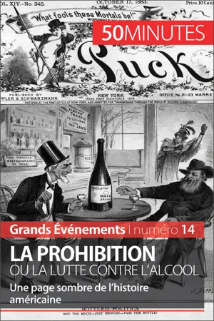 La Prohibition ou la lutte contre l'alcool