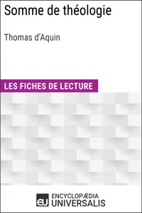 Somme de théologie de Thomas d'Aquin_cover