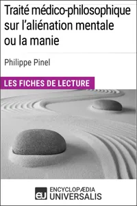 Traité médico-philosophique sur l'aliénation mentale ou la manie de Philippe Pinel_cover