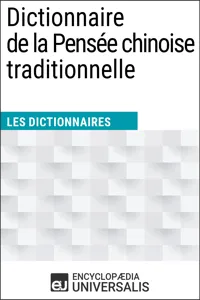 Dictionnaire de la Pensée chinoise traditionnelle_cover