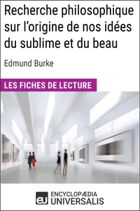 Recherche philosophique sur l'origine de nos idées du sublime et du beau d'Edmund Burke_cover