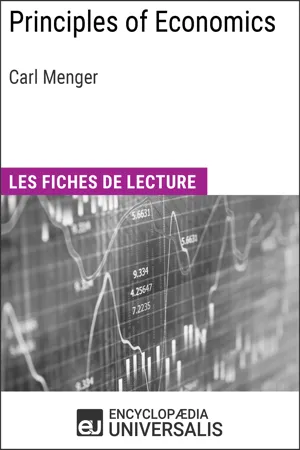 Principles of Economics de Carl Menger