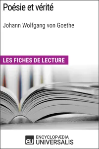 Poésie et vérité de Goethe_cover