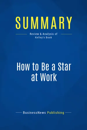 Summary: How to Be a Star at Work