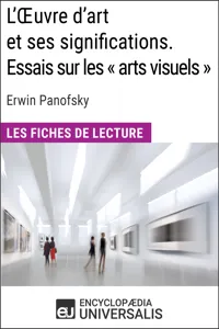 L'Oeuvre d'art et ses significations. Essais sur les « arts visuels » d'Erwin Panofsky_cover