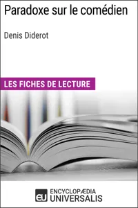 Paradoxe sur le comédien de Denis Diderot_cover