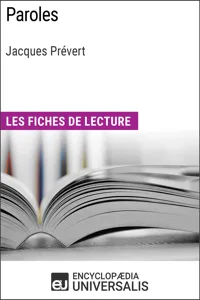 Paroles de Jacques Prévert_cover