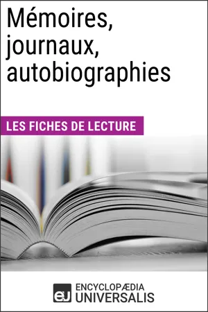 Mémoires, journaux, autobiographies