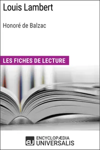 Louis Lambert d'Honoré de Balzac_cover