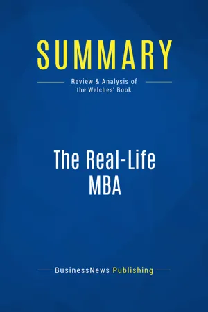 Summary: The Real-Life MBA